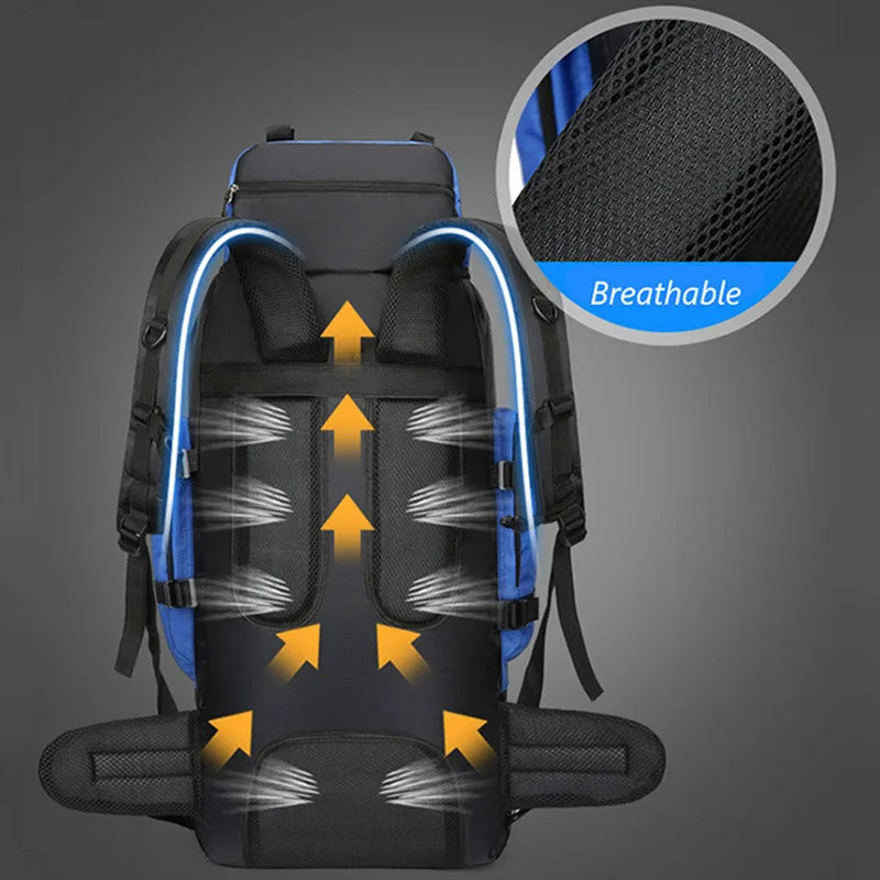 OG Outdoor - 90L Waterproof Hiking Backpack