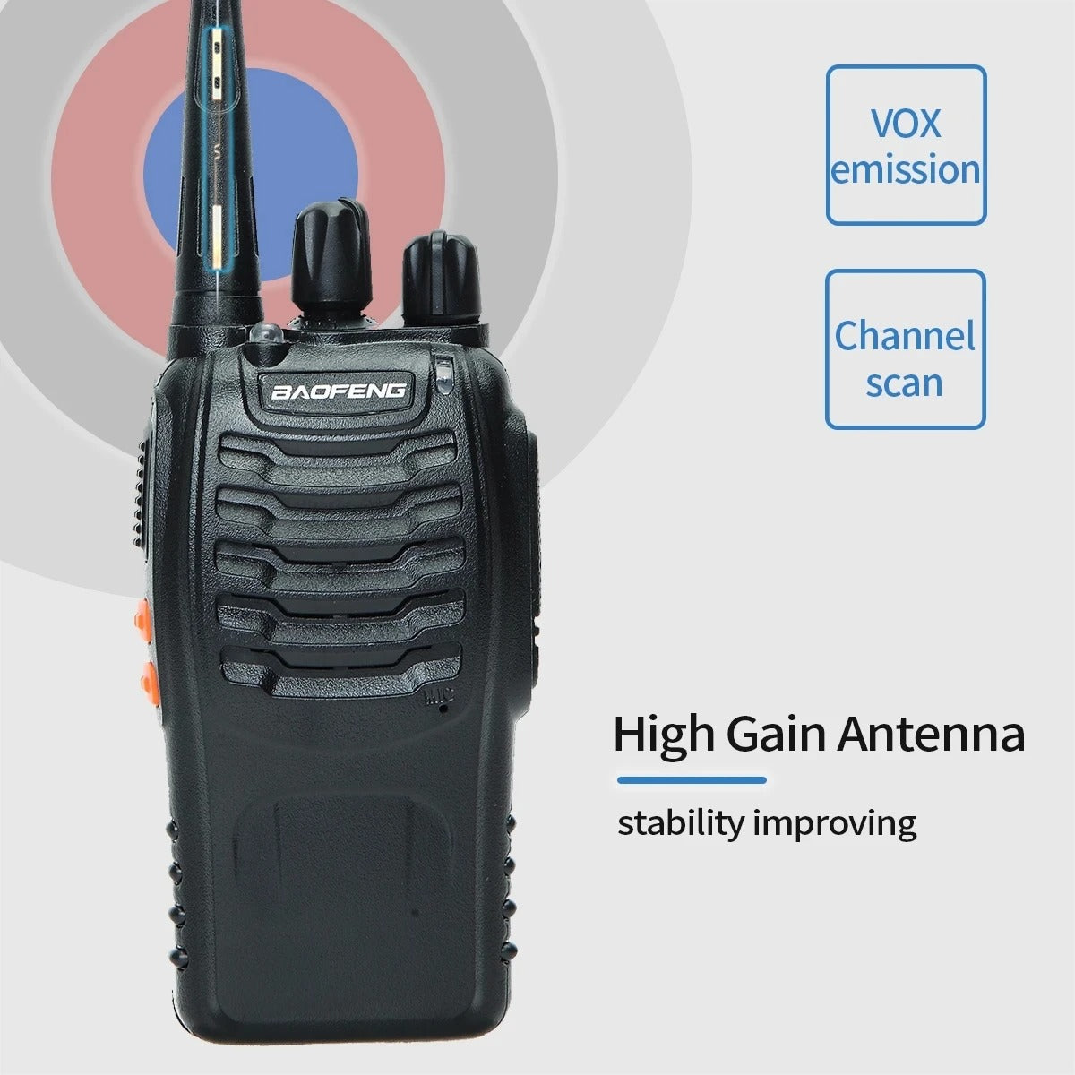 OG Outdoor - Walkie Talkie Dual Band Portable Long Range UHF