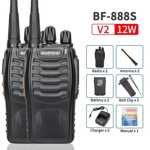 OG Outdoor - Walkie Talkie Dual Band Portable Long Range UHF