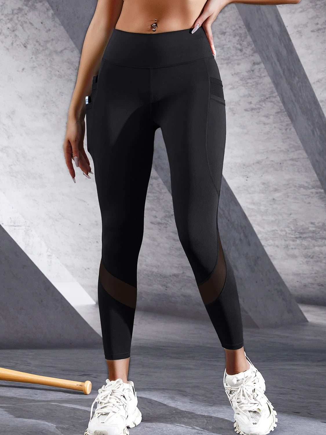 OG Outdoor - Mesh Panel Yoga Leggings 2 pack