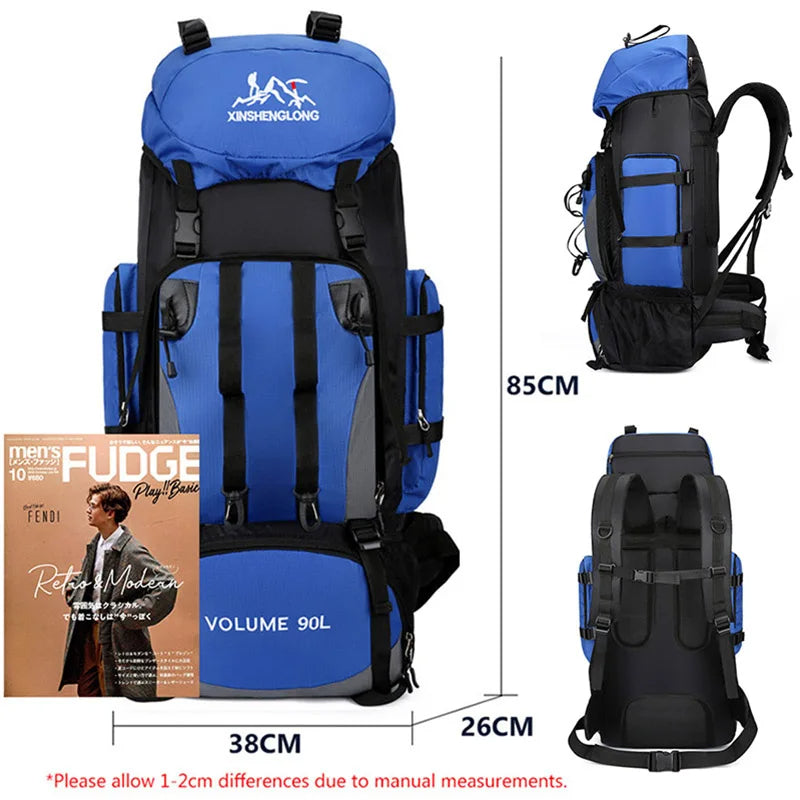 OG Outdoor - 90L Waterproof Hiking Backpack