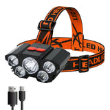 OG Outdoor - 5 LED Rechargeable Headlamp